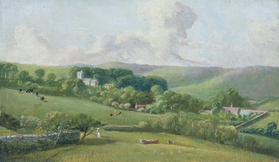 Osmington, A View to the Village by John Fisher